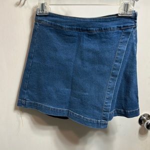 Denim Skort. Size Small.